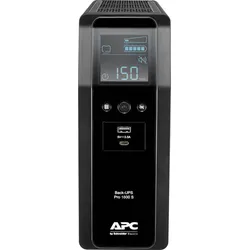 APC USV-Anlage "Back-UPS Pro 1600S, 1600VA", schwarz, B:100mm H:260mm T:368mm, USV-Anlagen