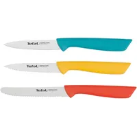 Tefal Colorfood Messer-Set K273S3 (Set, 3 tlg.), Edelstahl korrosionsbeständig