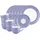 SELTMANN WEIDEN Liberty Pure Colors Kaffeeservice 18-tlg. Grape Purple