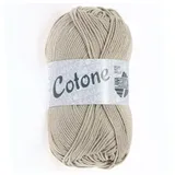 Lana Grossa Häkelwolle Baumwolle Beige 50 g