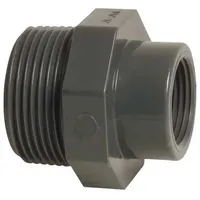 PROFEC Reduzierstück, PVC-U, 2 Zoll AG x 1 1/4