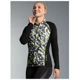 Trigema Trainingsjacke TRIGEMA "TRIGEMA Fahrradjacke mit praktischer Rückentasche«, Gr. XXL, schwarz Damen Jacken