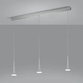Helestra LED Pendelleuchte FLUTE Chrom