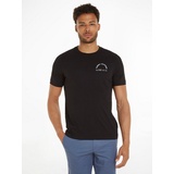 Tommy Hilfiger T-Shirt »SHADOW REG TEE«, Gr. M, Black, , 32189123-M