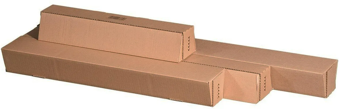 Trapez Versandverpackung  860x105/55x75mm für gerollte Güter mit Selbstklebeverschluss A0