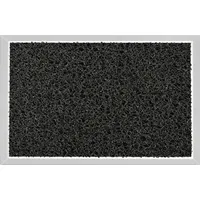 Etm Alu-Desinfektionsmatte Hygienic Mat Spaghetti-Matten-Einlage Schwarz