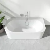 Evineo ineo4 straight Vorwand-Badewanne L: 170 B: 80 cm, BE4003WH,