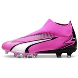 Puma Ultra Match+ Ll Fg/Ag Soccer Shoes, Poison Pink-Puma White-Puma Black, 43 EU