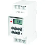 Logilink ET0010 ET0010-DIN-Rail Zeitschaltuhr mit Timer und LCD
