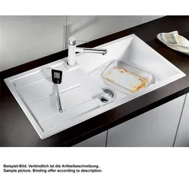 Blanco Metra XL 6 Silgranit Weiß 1000 x 500 mm Drehknopfventil