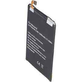 AccuCell Akku passend für Google Nexus 6 Akku EZ30, SNN5953A, Motorola Shamu, XT1100, XT1103, XT1115