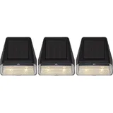 STAR LED Solar Wandleuchte 3er Set