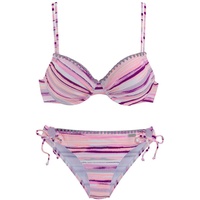 VENICE BEACH Bügel-Bikini Damen lachs-bedruckt Gr.38 Cup D