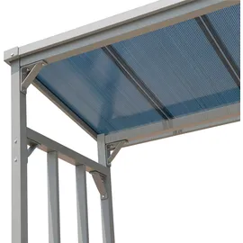 Quick Star Kaminholzregal 130 x 70 x 185 cm grau 69917546-0