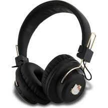 HELLO KITTY słuchawki nauszne Bluetooth HKBH9KHLMK czarne/black Metal Logo Kabellos), Kopfhörer, Schwarz