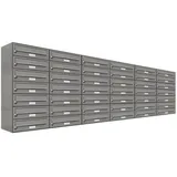 AL Briefkastensysteme AL 42 Fächer Grau