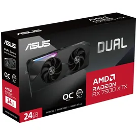 Asus Dual Radeon RX 7900 XTX OC, DUAL-RX7900XTX-O24G, 24GB GDDR6, HDMI, 3x DP (90YV0IG2-M0NA00)