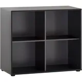WELLTIME Hank Aktenregal 100,1 x 41,0 x 83,6 cm schwarz