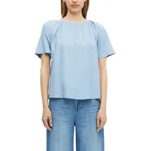 s.Oliver Leinenmixbluse mit Schleifendetail Blau 46