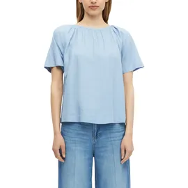 s.Oliver Leinenmixbluse mit Schleifendetail Blau 46