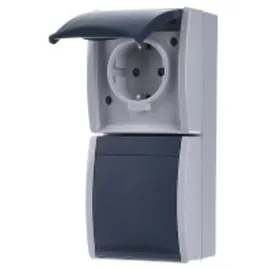 Busch-Jaeger CEE 7/3 2P+E 250 V 16 A Blau/Weiß