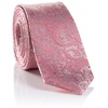 Krawatte LELIO Krawatte aus reiner Seide, Paisley-Muster rot