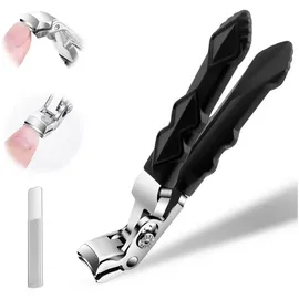 luxuskollektion Nagelknipser Pro gebogene Klinge Edelstahl für Senioren