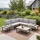 beautysofa MADISON Loungeset grau