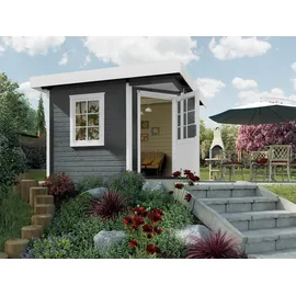 Weka Designhaus 213+ 2,98 x 2,98 m anthrazit