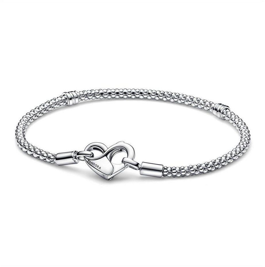 Pandora Perlenarmband Pandora Armband Studded Chain 592453C00-20 Silber silberfarben