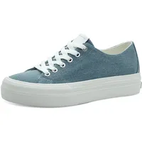 TAMARIS Schnürer Damen Vegan sportlich blau,EU 39