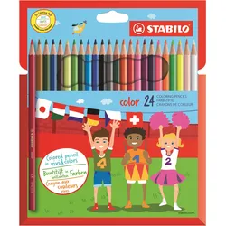 STABILO color Swano - Farbstift - verschiedene Farben - 2.5 mm (Packung mit 24)