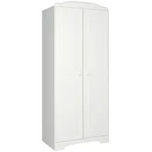 VCM ebuy24 Nilon Kleiderschrank 2 Türen Weiß