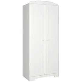 VCM ebuy24 Nilon Kleiderschrank 2 Türen Weiß