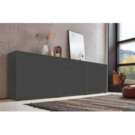 MID.YOU Sideboard Mailand Set 5 Anthrazit