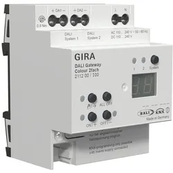 1St. Gira 211200 DALI Gateway Colour 2f REG KNX Secure