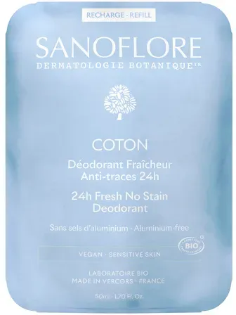 Sanoflore Coton 24h Nachfüll-Deodorant 50ml