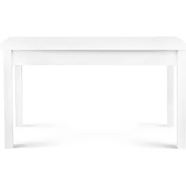 Konsimo Cenare Klappbarer Esstisch Ausziehbar, Weiß, - Konsimo