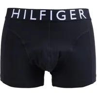 Tommy Hilfiger Herren 3er Pack Boxershorts Trunks mit Logobund, Schwarz (Blk/Blk/Blk), S - S