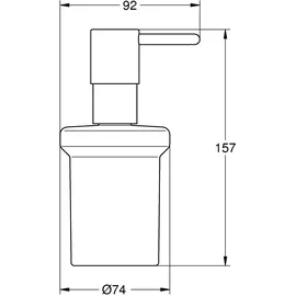 Grohe Seifenspender Essentials Edelstahl mehrfarbig
