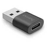 Hama USB-Adapter, USB-A-Stecker - USB-C-Buchse, USB 3.2 Gen2, 10 Gbit/s