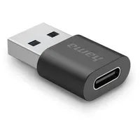 Hama USB-Adapter, USB-A-Stecker - USB-C-Buchse, USB 3.2 Gen2, 10 Gbit/s