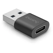 Hama USB-A auf USB-C Adapter Schwarz