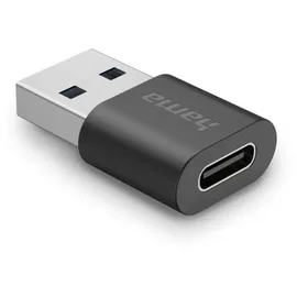 Hama USB-A auf USB-C Adapter Schwarz