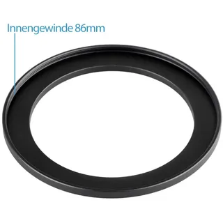 Ayex Step Up Ring 82mm-86mm Reduzierring Adapterring Universal passend