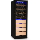 Klarstein Barossa 123 Duo Weinkühlschrank 123 Fl 226 Ltr 2 Zonen Touch-Steuerung