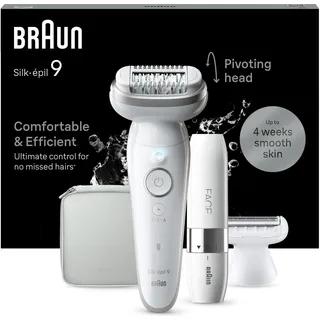 Braun Silk-épil 9-341 SensoSmart weiß/silber