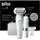 Braun Silk-épil 9-341 SensoSmart weiß/silber
