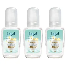 miss fenjal Classic Antitranspirant Zerstäuber 3 x 75 ml