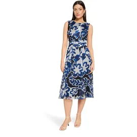 Betty & Co Sommerkleid Blau/Weiß 40